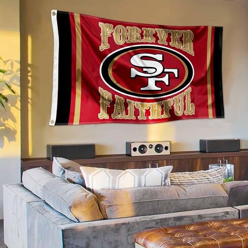 San Francisco 49ers Forever Faithful Large 3x5 Flag in Saudi Arabia