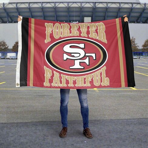 San Francisco 49ers Forever Faithful Large 3x5 Flag in Saudi Arabia