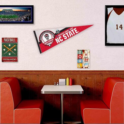 North Carolina State University 2024 College Baseball Series CWS Pennant Banner Flag in Saudi Arabia