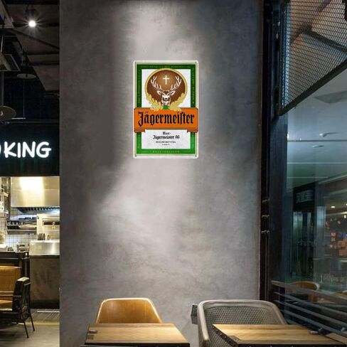 Agermeister Metal Tin Signs Cafe Pub Bar Plaque Nightclub Tin Sign 8x12 Inch in Kuwait