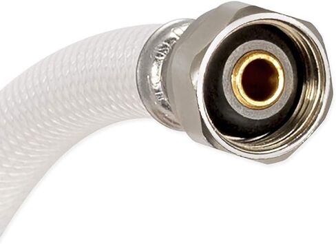 Eastman 20 Inch Flexible Toilet Connector, PVC Supply Hose Line with 7/8 Inch Ballcock Nuts, 1/2 Inch FIP, 48960 in Saudi Arabia
