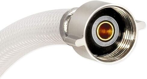 Eastman 20 Inch Flexible Toilet Connector, PVC Supply Hose Line with 7/8 Inch Ballcock Nuts, 1/2 Inch FIP, 48960 in Saudi Arabia