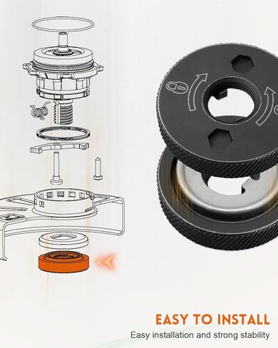 N484249 صامولة سداسية ذات حواف متوافقة مع مطحنة زاوية دي والت DCG413B DCG413B-B3 DCG413P2-B3 DCG413R2 DCG414B DCG414B DCG414T1 DCG414T1 DCG414T2 DCG414T2، يستبدل N547844 in Kuwait