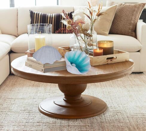 Large Seashell Bowl Decor Clam Shell Bowl Nautical Themed Decor White Decorative Bowl Coastal Beach hemed Bowl decorations for home Seashell Figurine Gift in Saudi Arabia