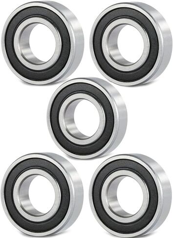 5 قطعة قسط 6202 2RS ABEC3 المطاط مختومة كرة أخدود عميقة تحمل 15x35x11 مللي متر in Kuwait