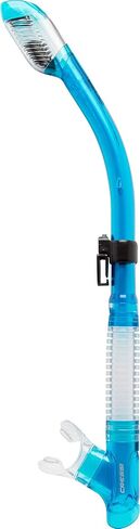 Cressi Adult Dry-Top Snorkel, Snorkeling Without Worry About Water - Tao Dry: Designed in Italy in Saudi Arabia
