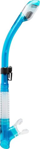 Cressi Adult Dry-Top Snorkel, Snorkeling Without Worry About Water - Tao Dry: Designed in Italy in Saudi Arabia