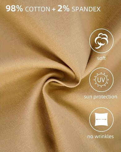 Mens Cargo Shorts Outdoor Hiking Casual Shorts for Men Relaxed Fit Cotton Shorts with Pockets in Kuwait