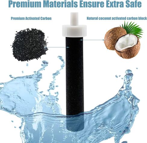 Water Filters For Brita Plastic, Sport, Stainless Steel, And Hard Sided WaterFilter Bottle, Compatible with Brita Replacement Water Bottle Filters (Pack of 3) in Saudi Arabia
