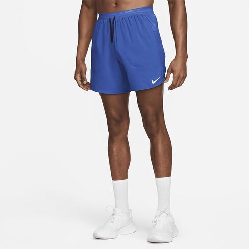Nike Stride Men's Dri-FIT 7" Unlined Running Shorts (Game Royal/Black, DM4741-480) Size 3X-Large in Saudi Arabia
