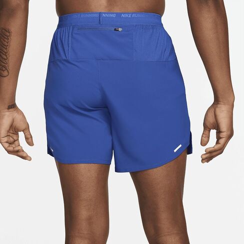 Nike Stride Men's Dri-FIT 7" Unlined Running Shorts (Game Royal/Black, DM4741-480) Size 3X-Large in Saudi Arabia