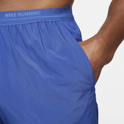 Nike Stride Men's Dri-FIT 7" Unlined Running Shorts (Game Royal/Black, DM4741-480) Size 3X-Large in Saudi Arabia
