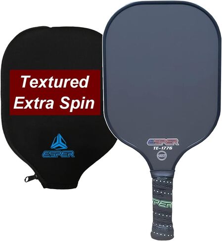 Pickleball Paddle Carbon Fiber for Spin Textured Surface USAPA Approved Graphite Pickleball Racquet Pro Pickleball Racket Lightweight for All Players Tournament with Cover in Saudi Arabia