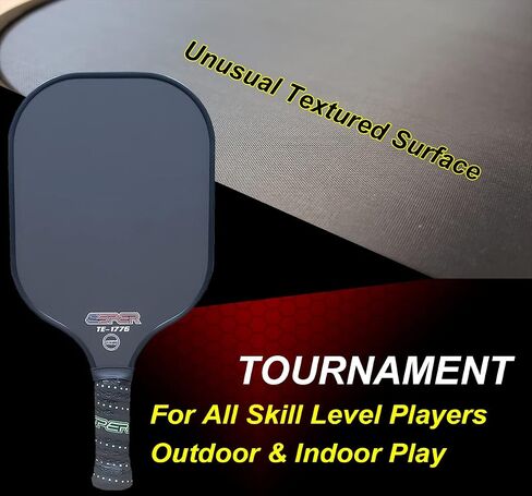 Pickleball Paddle Carbon Fiber for Spin Textured Surface USAPA Approved Graphite Pickleball Racquet Pro Pickleball Racket Lightweight for All Players Tournament with Cover in Saudi Arabia