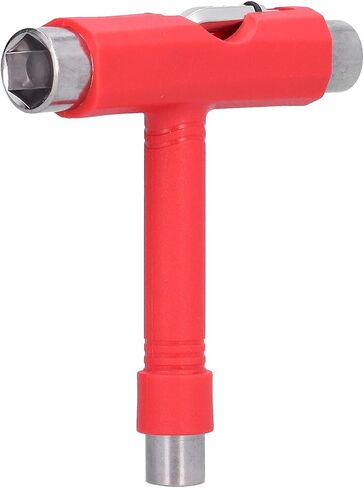 Multifunctional Portable Skateboard Tool, Skateboard Hex Wrench, Red Multi-Purpose Hex Wrench, Used To Tighten Screws, Replace Wheels, And Complete Skateboard Assembly. in Saudi Arabia