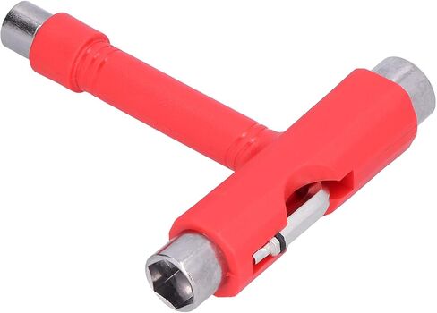 Multifunctional Portable Skateboard Tool, Skateboard Hex Wrench, Red Multi-Purpose Hex Wrench, Used To Tighten Screws, Replace Wheels, And Complete Skateboard Assembly. in Saudi Arabia