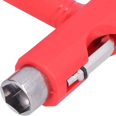 Multifunctional Portable Skateboard Tool, Skateboard Hex Wrench, Red Multi-Purpose Hex Wrench, Used To Tighten Screws, Replace Wheels, And Complete Skateboard Assembly. in Saudi Arabia