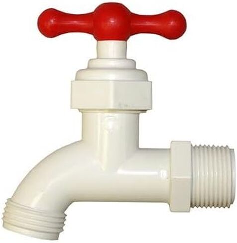 Merrill MFG PVCBD50 PVC استنزاف الغلاية مع خرطوم مريلة، صمام أخذ العينات، 1/2 بوصة (قد تختلف الألوان) in Kuwait