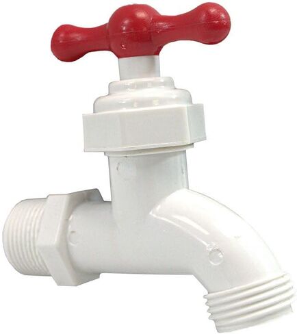 Merrill MFG PVCBD50 PVC استنزاف الغلاية مع خرطوم مريلة، صمام أخذ العينات، 1/2 بوصة (قد تختلف الألوان) in Kuwait