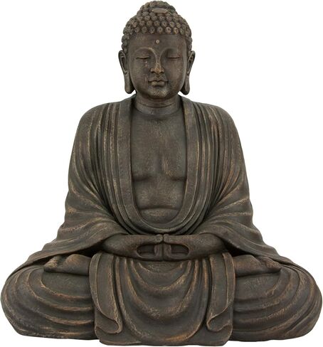 Oriental Furniture 9" Japanese Sitting Buddha Statue in Saudi Arabia