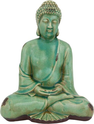 Oriental Furniture 9" Japanese Sitting Buddha Statue in Saudi Arabia
