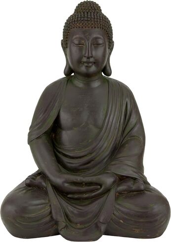 Oriental Furniture 9" Japanese Sitting Buddha Statue in Saudi Arabia