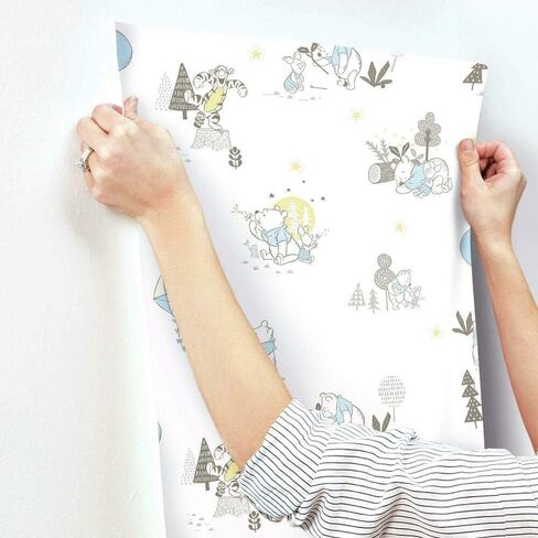 RoomMates Growth Chart RMK1501GC: Winnie Pooh Peel & Stick Inches in Saudi Arabia