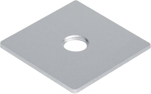 20 قطعة من eoere 2-1/2 بوصة (63 مم) لوحة مسطحة من الألومنيوم صواميل مربعة الشكل مستطيلة الشكل لألواح الألومنيوم لتثبيت الألواح الشمسية، سمك 1/8 بوصة (3.1 مم)، تطبيق 5/8 بوصة -11 مسمار in Kuwait