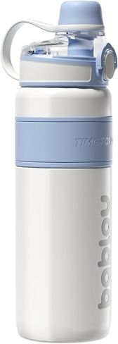 Insulated Stainless Steel Water Bottle with Straw for Sports and Travel Purple,32Oz in Saudi Arabia