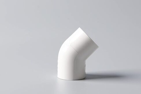 Rainbow Dream 1 Inch 45 Degree PVC Pipe Elbow - 10 Packs, White in Kuwait