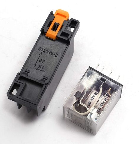 220VAC MY2NJ Miniature Relay DPDT 8 Pins 10A HH52P JQX-13F with PYF08A Socket in Saudi Arabia