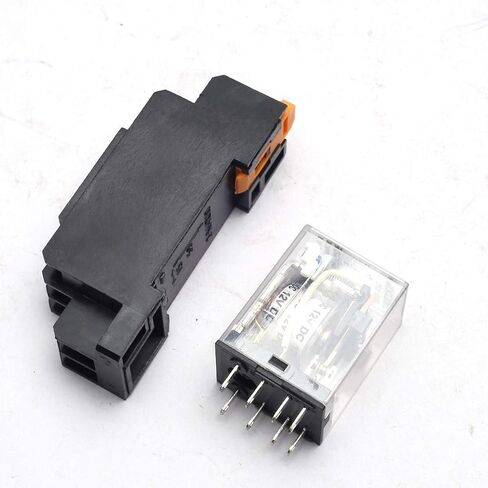 220VAC MY2NJ Miniature Relay DPDT 8 Pins 10A HH52P JQX-13F with PYF08A Socket in Saudi Arabia