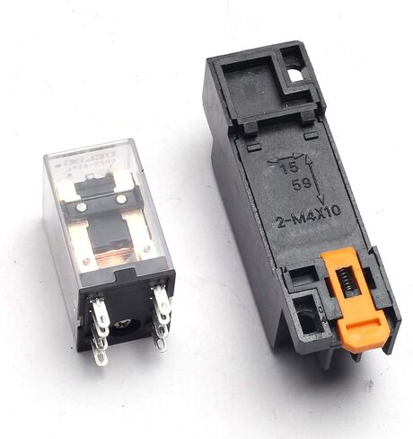 220VAC MY2NJ Miniature Relay DPDT 8 Pins 10A HH52P JQX-13F with PYF08A Socket in Saudi Arabia