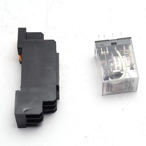 220VAC MY2NJ Miniature Relay DPDT 8 Pins 10A HH52P JQX-13F with PYF08A Socket in Saudi Arabia
