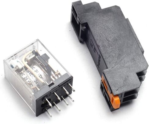220VAC MY2NJ Miniature Relay DPDT 8 Pins 10A HH52P JQX-13F with PYF08A Socket in Saudi Arabia