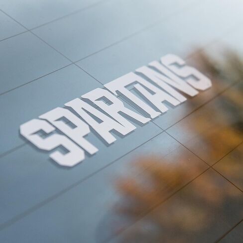 Michigan State University Spartans Vinyl Car Decal Window Sticker in Saudi Arabia