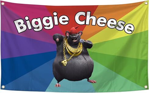 Funny Biggie Anime Cheese Tapestry Wall Tapestry for Bedroom, Party Tapestry College Dorm Rooms Decor Tapestry 3x5 Ft Tapestry for Room Guys Teen Boys Girls in Saudi Arabia