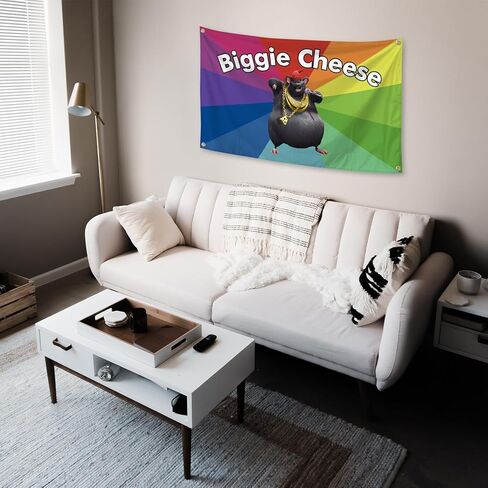 Funny Biggie Anime Cheese Tapestry Wall Tapestry for Bedroom, Party Tapestry College Dorm Rooms Decor Tapestry 3x5 Ft Tapestry for Room Guys Teen Boys Girls in Saudi Arabia