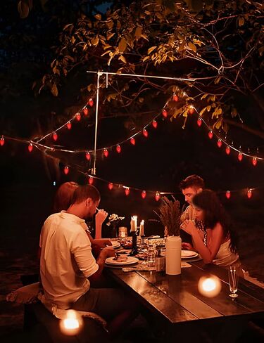 DORESshop C7 Mini Candelabra LED Bulb, LED Filament Night Bulb, Christmas Light Bulbs, 2W (20W Equivalent), E12 Candelabra Base, No Dimmable, Perfect for Holiday, Christmas, Home Decorative, 4Pack in Saudi Arabia