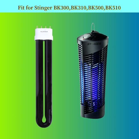 لمبة بديلة 10.2 بوصة 24 وات B24B متوافقة مع Stinger BK100، BK300، BK310، BK500، BK510 BLB BK600 2 Pack in Kuwait
