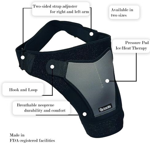 Shoulder Brace for Women and Men | Adjustable Compression Rotator Cuff Support | for Arthritis | Injury Prevention | Dislocated AC Joints (Medium)… in Saudi Arabia
