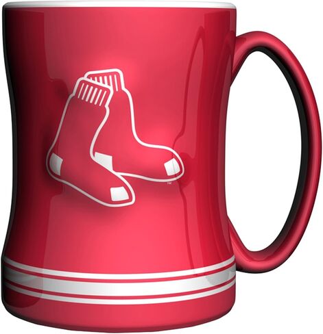 Boelter Brands MLB للجنسين MLB 14 أونصة كوب منحوت بلون بديل، أحمر in Saudi Arabia