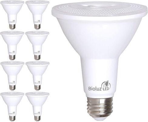 Bioluz LED 4 Pack PAR30 LED Bulb 90 CRI 10W = 100 Watt Replacement Soft White 3000K Indoor/Outdoor Dimmable UL Listed Title 20 High Efficacy Lighting in Saudi Arabia
