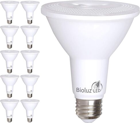 Bioluz LED 4 Pack PAR30 LED Bulb 90 CRI 10W = 100 Watt Replacement Soft White 3000K Indoor/Outdoor Dimmable UL Listed Title 20 High Efficacy Lighting in Saudi Arabia