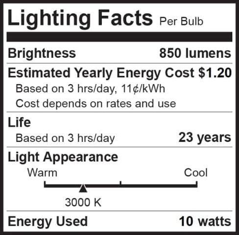Bioluz LED 4 Pack PAR30 LED Bulb 90 CRI 10W = 100 Watt Replacement Soft White 3000K Indoor/Outdoor Dimmable UL Listed Title 20 High Efficacy Lighting in Saudi Arabia