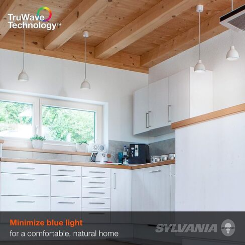 SYLVANIA LED TruWave Natural Series مروحة سقف / لمبة إضاءة، 60 وات A15 قاعدة متوسطة لضوء النهار، قابلة للتعتيم، أبيض ناعم in Saudi Arabia