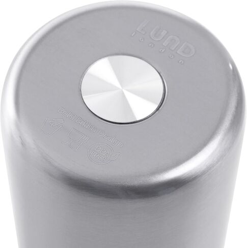 Stainless Steel Water Bottle | 500ml Insulated Water Bottle BPA Free | Cool and Modern Leak Proof Skittle Bottle Flask | Cold for 24+ Hours, Hot for 12 | Sky Blue & Light Grey by Lund London in Saudi Arabia