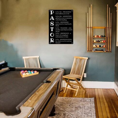 تعريف القس فكرة هدية تقدير رائعة للخطباء أو الوزراء لافتات معدنية من القصدير، ملصق القس للمنزل/المكتب/المقاهي والحانة/رجل الكهف جدار ديكور لوحة علامة 12 × 8 بوصة in Kuwait