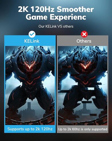 كابل DisplayPort إلى Mini HDMI بطول 10 أقدام، 4K DP إلى Mini HDMI سلك أحادي الاتجاه، يدعم 4K@30 هرتز، 2K@120 هرتز فيديو UHD، لـ AMD، NVIDIA، KYY، ARZOPA، VILVA، MNN، شاشة محمولة in Kuwait