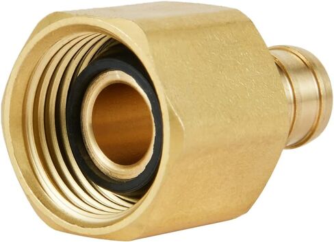 (Pack of 2) EFIELD Barb Crimp Pex fittings 1/2" X1/2" Female NPT Swivel Adapter,ASTM1807 in Saudi Arabia